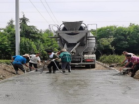 富仁镇五合村生产路硬化工程